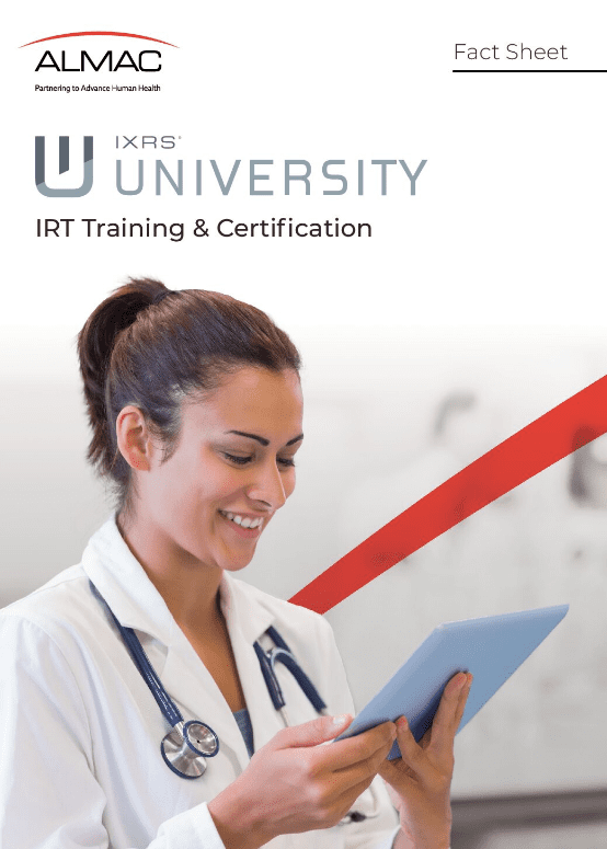 IXRS University – IRT Training and Certification