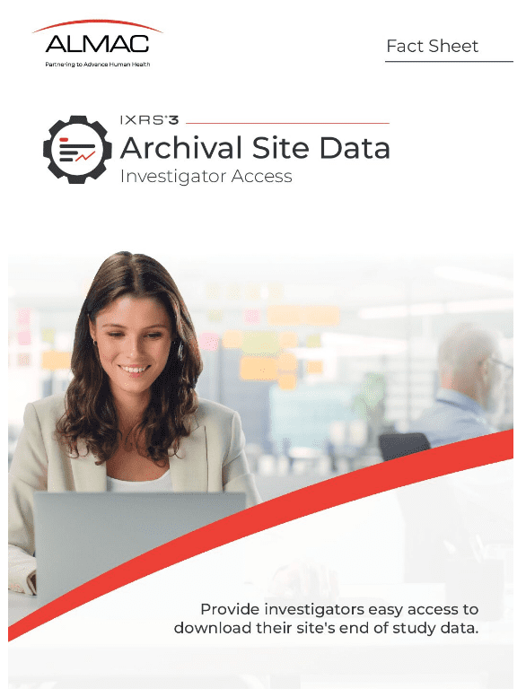 IXRS®3 Archival Site Data – Investigator Access